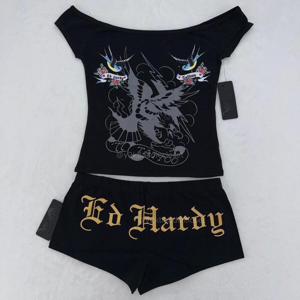 Ed hardy Set (Size S) - Picture 1 of 7